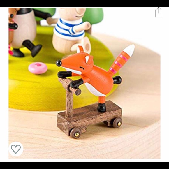 Papyrus Herbie and Friends Wooden Musical Box new!! - Picture 6 of 16